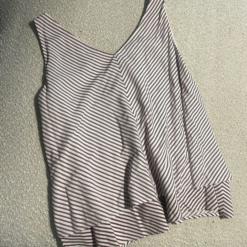 Loft Striped Sleeveless Top